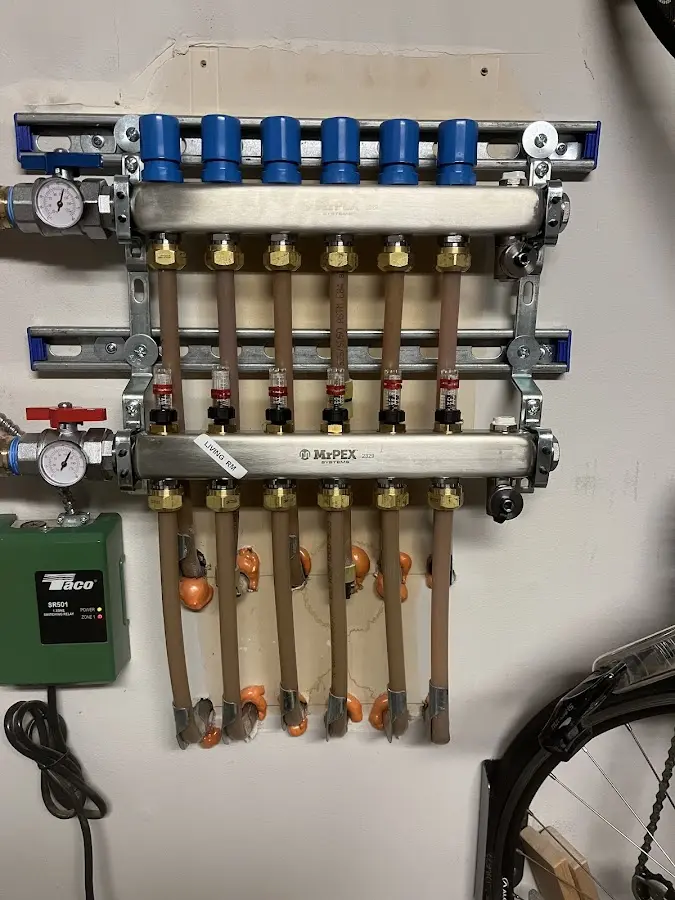 Plumber performing Sink Repair at a residential property in San Antonio Heights